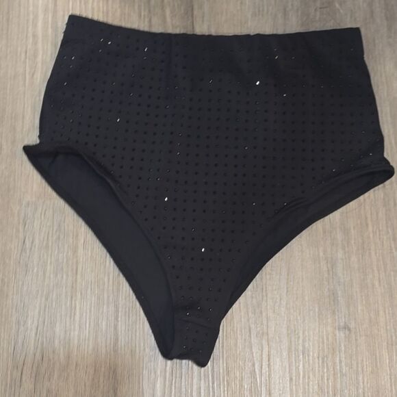 Zara High-Waisted Rhinestone Studded Briefs - Picture 12 of 13